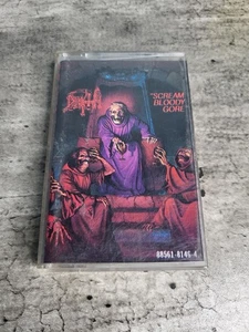 Death: Scream Blood Gore Cassette Tape 1987 Relativity Records Tested - Picture 1 of 4
