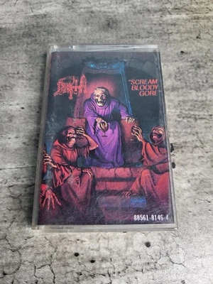 Death: Scream Blood Gore Cassette Tape 1987 Relativity Records Tested - Image 1 of 4