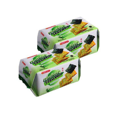 2x[KHONG GUAN] Indonesia Halal Malkist Seaweed Crackers Savory Tasty Snacks 135g • 40.82$