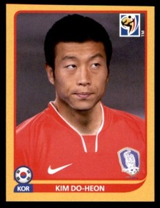 Panini World Cup 2010 (Swiss Gold Edition) Kim Do-Heon (Korea Rebublic) No. 159