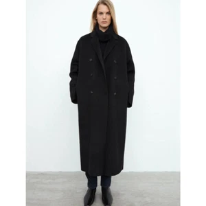 Abrigo de lana Toteme para mujer de doble botonadura con abrigo largo de lana - Imagen 1 de 25