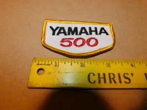 Vintage NOS Yamaha Racing, Motocross Motorrad Patch: XS500 TT500 SC500 - Bild 1 von 3
