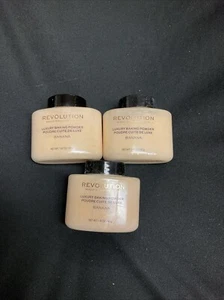 Lot Of 3 Makeup Revolution London Luxury Baking Powder Banana 1.47 Oz - Picture 1 of 1