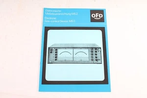 Old Brochure Measuring Control Device MS2 OFD - Picture 1 of 9