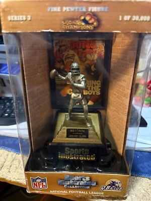 FIGURA DE PELTRE FINO COLECCIONABLE BRETT FAVRE 1997 Sports Illustrated Serie 3 Foto 1 de 2
