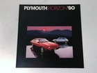 1980 PLYMOUTH HORIZON & TC3 SALES BROCHURE IN EXCELLENT CONDITION