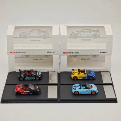 1:64 Mortal S660 Mugen Gulf ADVAN HKS SPOON Diecast Toys Car Models Gifts - Immagine 1 di 4
