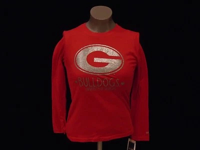 GEORGIA BULLDOGS NEW NCAA GIRLS' LONG SLEEVE SHIRT - Image 1 of 2