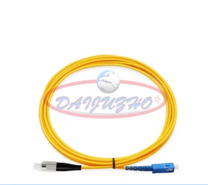 5Pcs Single-Mode Fiber Optic Patch Cable Cord Jumper SMF LC/FC 3M Brand new - Picture 1 of 6