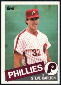 1985 Topps #360 Steve Carlton Phillies 