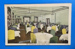 Harrisonburg Virginia Leinen Postkarte KAVANAUGH HOTEL Esszimmer Curteich - Bild 1 von 2