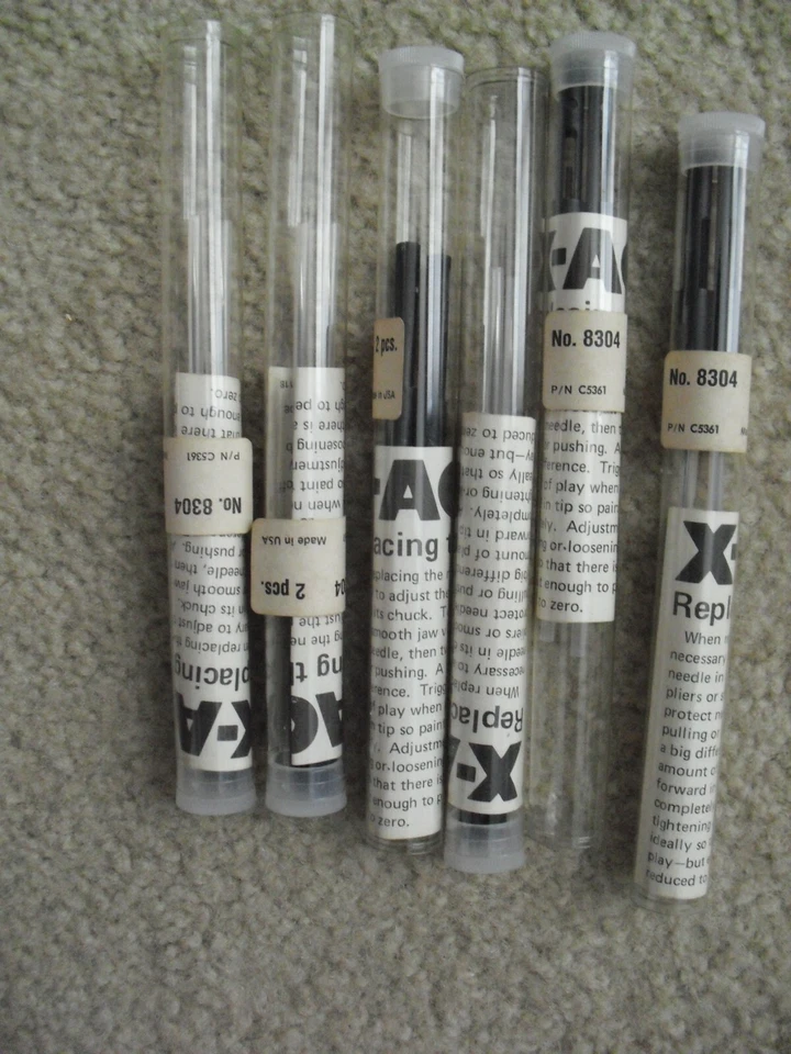 Lot of 6 X-Acto Accessories 8304 Air Brush Needle Mout Assembly for 8010 NIP - Image 1 of 1
