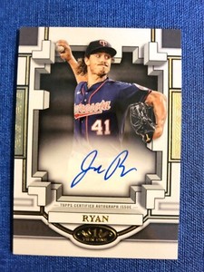 2023 Topps Tier One JOE RYAN "Break Out" on Card Auto Card # 'rd 96/299 Twins