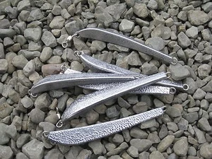 6 fishing Norway Viking cod jigs lures 10oz jigging no hooks - Picture 1 of 1