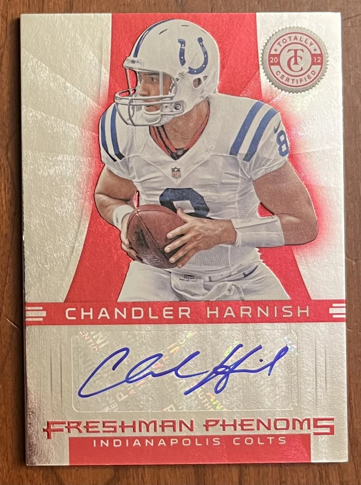 2012 Panini Totally Certified Chandler Harnish Autograph Rookie Card 51/290 - Image 1 of 2