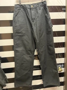 Men NWT "Carhartt" black denim jeans Size 29 x 30 Loose Fit - Picture 1 of 2