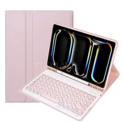 Bluetooth Keyboard Case Mouse For iPad 10th/9/8/7/6/5 Gen Air 6/5/4/3 Pro 11 M2 - Image 1 of 4