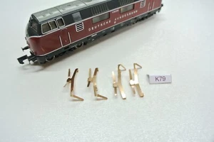 K79,Kontakte Radscheifer Stromabnehmer KaModel für Lokomotiven N Arnold V200,4St - Bild 1 von 2