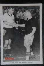 Ferenc Puskas and Fritz Walter - World Cup Final 1954 - Kicker Editions card #21