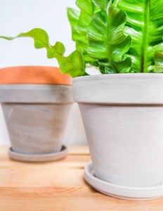 粘土灰色花园篮子 花盆 窗口框 Ebay