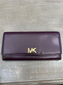 Michael Kors Burgundy Full Size Wallet  - Picture 1 of 13