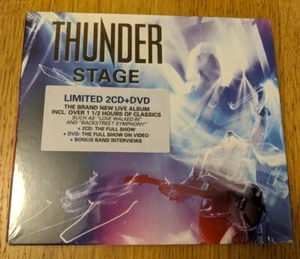 THUNDER - Stage (2 CD & DVD Digipak 2018) NEW & SEALED - Bild 1 von 2