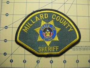 US MILLARD COUNTY SHERIFF DEPARTMENT UTAH SHOULDER PATCH - Picture 1 of 1
