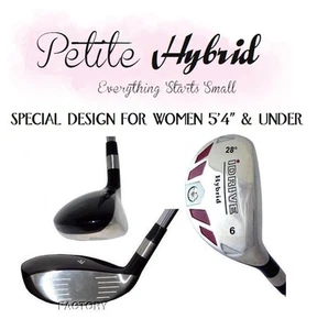 Petite Hybrid #6 iDrive 28° Graphite Ladies Flex Small Short Womens Iron Wood - Picture 1 of 2