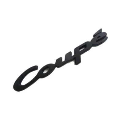 Coupe Schwarz Emblem Badge auto aufkleber Schriftzug 3D car Sticker Coupe metall - Bild 1 von 4