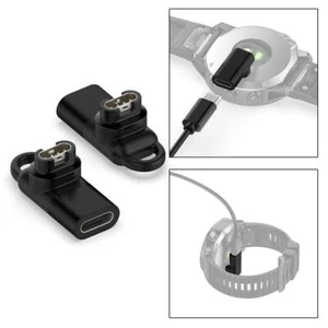 Type C/Micro Charger Adapter For Garmin Fenix 7S/5S/5S Plus/5/5+/5X Smart Watch - Zdjęcie 1 z 13