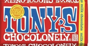 Tony's Chocolonely 32% Milk Chocolate Bar - Picture 1 of 5