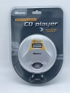 Memorex Personal CD Player MD6451-SIL Skip Protection CD/CD-R/-RW + Earbuds NIB - Picture 1 of 2