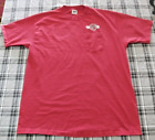 Anvil Mens Short Sleeve T-Shirt Red Pre-shrunk Cotton County Riverside Trans XXL