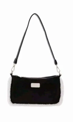 Bolso de Mano Bearpaw Pouchette Top con Cremallera BWBHOW0002-BLK Nuevo con Etiquetas Foto 1 de 4