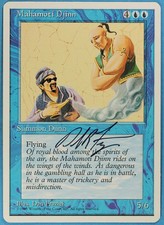Mahamoti Djinn 4th Edition NM Rare Artist Signed Altered CARD (sa5033) ABUGames