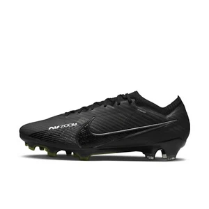 Zoom Vapor 15 Elite FG UK 11.5 EUR 47 Black Smoke Grey DJ4978 001 - Picture 1 of 9