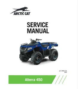 Manual de servicio Arctic Cat Alterra 450 | 2021 | CD ENVIADO O USB - Imagen 1 de 11