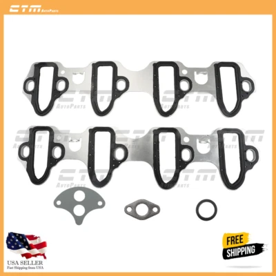 Intake Manifold Gaskets Set For 1999-2013 Chevrolet Silverado 1500 Lower - Image 1 of 4