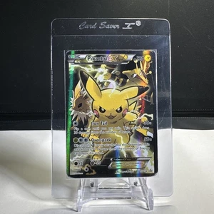 Pokémon TCG: Pikachu EX XY124 Full Art Holo XY Black Star Promo RARE MP/HP - Bild 1 von 2