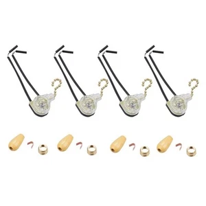 4PCS Universal Ceiling Fan Light Wall light Replacement Pull Chain Switch - Picture 1 of 5