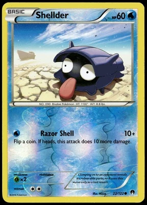 Shellder (22) Common XY - BREAKpoint 22/122 LP - Image 1 of 2