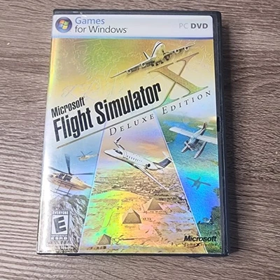 Microsoft Flight Simulator X Edición Deluxe PC DVD Juego De Colección 2006 Foto 1 de 4
