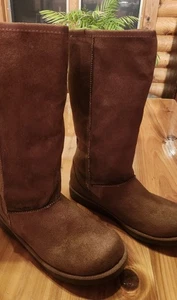 Relativity Chesnut Brown Mid Calf Winter Boots W) Soft Faux Fur Interior-7.5 NEW - Picture 1 of 12