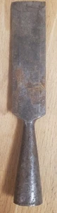 Old Used Tools,Vntg Unbranded Quality 1" X 5-5/8" Bevel Edge Socket Chisel - Picture 1 of 2