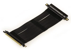Riser PCI EXPRESS 16X - PCIe 3.0 3.1 4.0 - Isoliert - Verbindung 180° - Bild 1 von 3
