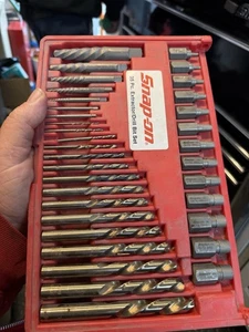 Snap-On EXD35 35 Piece Screw Extractor LH Cobalt Drill Bit Set read description - Bild 1 von 6