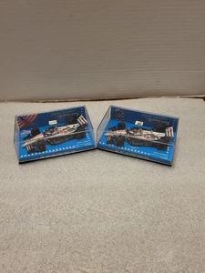 Lot Of 2 Mario Andretti Minichamps Diecast 1:43 Indy Car 1994 & 1993 Lola Ford - Picture 1 of 12