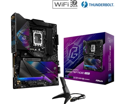 Asrock Phantom Gaming Z890 RIPTIDE LGA1851 Motherboard w/ WIFI, BT, Thunderbolt - Image 1 of 4
