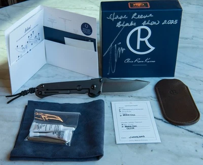 CRK Blade Show Exclusive, Chris Reeve Umnumzaan DLC Drop Point. 1 of 8 Made. - Image 1 of 4
