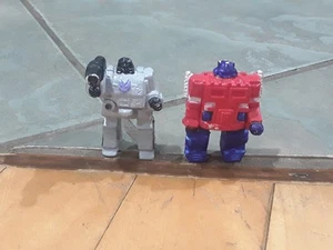 1984 TRANSFORMERS MEGATRON / OPTIMUS PRIME PENCIL ERASER TOPPERS VINTAGE LOT - Picture 1 of 2
